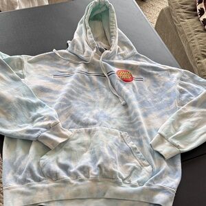 Santa Cruz Tie-Dye Hoodie So-Cal skate style